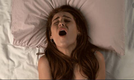 moaning during romantic interludes